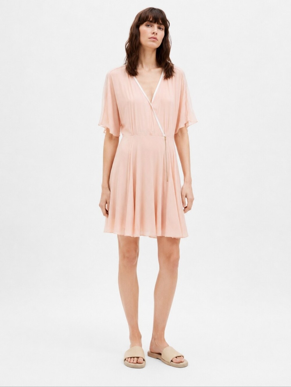 House Of Dagmar Wrap-Style Mini Dress